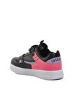 Pepino 1564-F Siyah-Fuşya Cırtlı Çocuk Sneaker