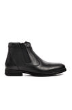 Pierre Cardin 1196063-24K Siyah Hakiki Deri Fermuarlı Erkek Bot