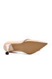Ayakmod 312039 Bej Saten Kadın Stiletto