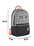 Gri-Siyah Unisex Sırt Çantası 03857