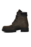 Ayakmod 90001-9 Haki İçi Polarlı Hakiki Deri Unisex Bot