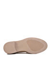Ayakmod 418066 Bej Taşlı Kadın Loafer Ayakkabı