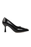 Ayakmod 357069 Siyah Kadın Taşlı Stiletto
