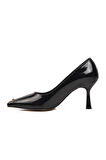 Ayakmod 357069 Siyah Kadın Taşlı Stiletto