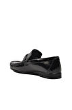 Pierre Cardin 25104 Siyah Rugan Hakiki Deri Erkek Loafer Ayakkabı