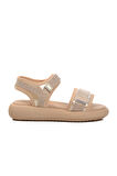 Ayakmod 24-402-F Sedef Simli Kız Çocuk Sandalet