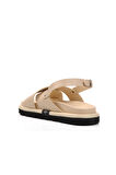 Ayakmod 150 Bej Kadın Sandalet