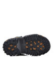 Ayakmod 24-417-B Lacivert Nubuk-Sarı Ortopedik Çocuk Sandalet