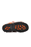 Ayakmod 24-410-F Siyah-Turuncu Ortopedik Erkek Çocuk Sandalet