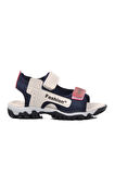 Ayakmod 24-410-B Lacivert-Beyaz-Kırmızı Ortopedik Erkek Çocuk Sandalet