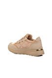 Ayakmod 7684 Bej Bağcıklı Kadın Sneaker