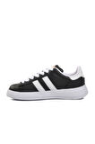 Ayakmod B-573 Siyah-Beyaz Bağcıklı Unisex Sneaker