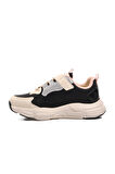 Pepino 1751-F Krem-Siyah Cırtlı Unisex Çocuk Sneaker