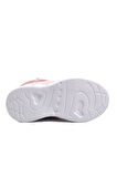 Ayakmod Kids-P Pudra Kalp Desenli Simli Kız Çocuk Sneaker Bot