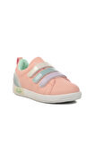 Walkway Pudra-Mint Unisex Cırtlı Çocuk Sneaker 6502-F 