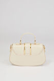 Krem Kadın El ve Omuz Çantası 930214