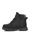 Siyah Fermuarlı Unisex Çocuk Bot 1782 F