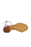 Pembe Taş İşlemeli Kız Çocuk Sandalet 254 RY 6504 F