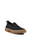 Siyah Hafif Slip-On Erkek Casual Ayakkabı 25Y501-6 M