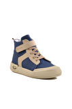 Lacivert Cırtlı Bilek Boy Unisex Çocuk Spor Ayakkabı 7465 F