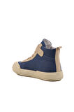 Lacivert Cırtlı Bilek Boy Unisex Çocuk Spor Ayakkabı 7465 F
