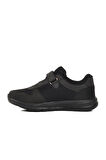 Siyah Cırtlı Unisex Spor Ayakkabı 616 G