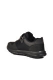 Siyah Cırtlı Unisex Spor Ayakkabı 616 G