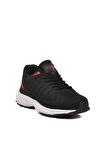 Siyah Beyaz Fileli Hafif Unisex Spor Ayakkabı Disc G