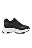 Siyah Taşlı Kadın Sneaker 6080 Z