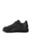 Siyah Hakiki Deri Erkek Sneaker 152-21028 M