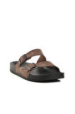 Kahve Nubuk Erkek Terlik PC-7241 M