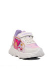 Beyaz Lila Fileli Cırtlı Unisex Çocuk Spor Ayakkabı Ruffon P