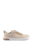 Bej Hafif Esnek Tekstil Erkek Sneaker Vulgar M