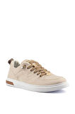 Bej Hafif Esnek Tekstil Erkek Sneaker Vulgar M