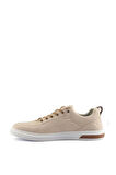 Bej Hafif Esnek Tekstil Erkek Sneaker Vulgar M