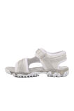 Gümüş Simli Cırtlı Ortopedik Kız Çocuk Spor Sandalet 25T104 F