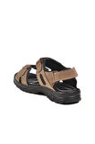 Kum Nubuk Erkek Çocuk Cırtlı Spor Sandalet 1305 G