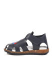 Lacivert Cırtlı Hafif Unisex Çocuk Sandalet 17372 B