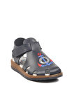 Lacivert Cırtlı Hafif Erkek Çocuk Sandalet 17372 P
