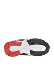 Siyah Kırmızı Fileli Memory Foam Unisex Spor Ayakkabı Saturn M