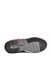 Siyah Kırmızı Fileli Memory Foam Erkek Spor Ayakkabı Milano M