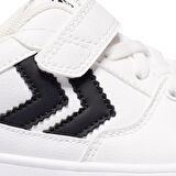 Beyaz Siyah Cırtlı Unisex Çocuk Spor Ayakkabı 900713 Hml Kayno Jr