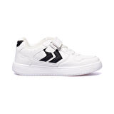Beyaz Siyah Cırtlı Unisex Çocuk Spor Ayakkabı 900713 Hml Kayno Jr