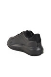 Siyah Bağcıklı Kadın Sneaker 156 G