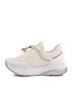 Beyaz Anorak Taş İşlemeli Kadın Casual Ayakkabı 702498 Z