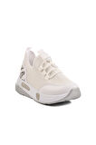 Beyaz Anorak Bağcıklı Kadın Sneaker 702417 Z