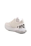 Beyaz Anorak Bağcıklı Kadın Sneaker 702417 Z