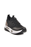 Siyah Anorak Bağcıklı Kadın Sneaker 702417 Z