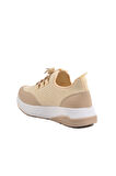 Bej Anorak Taşlı Kadın Casual Ayakkabı 702465 Z