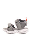 Füme Cırtlı Işıklı Erkek Çocuk Spor Sandalet 018127 P